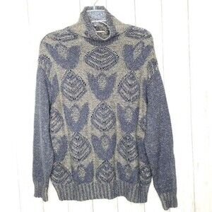 Folk by Hansel for Basel Stitched Foilage Sweater Size Medium